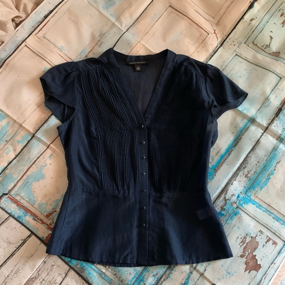 Banana Republic Tops - Navy blue Banana Republic blouse